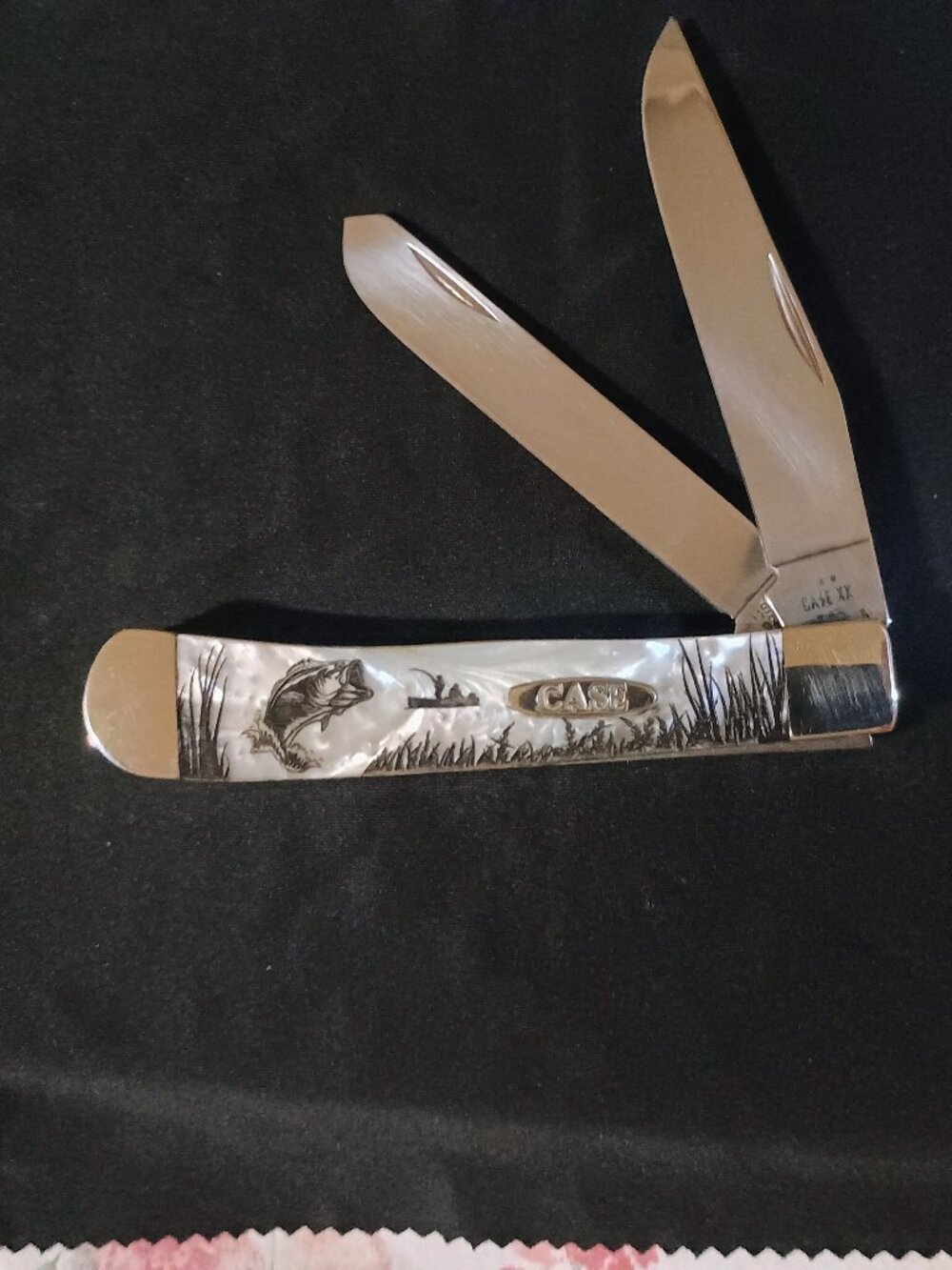 Case xx Trapper Knife 1/500 CA6073HP-BASS
